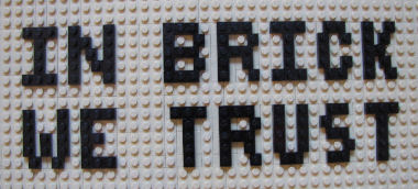 LEGO In Brick We Trust