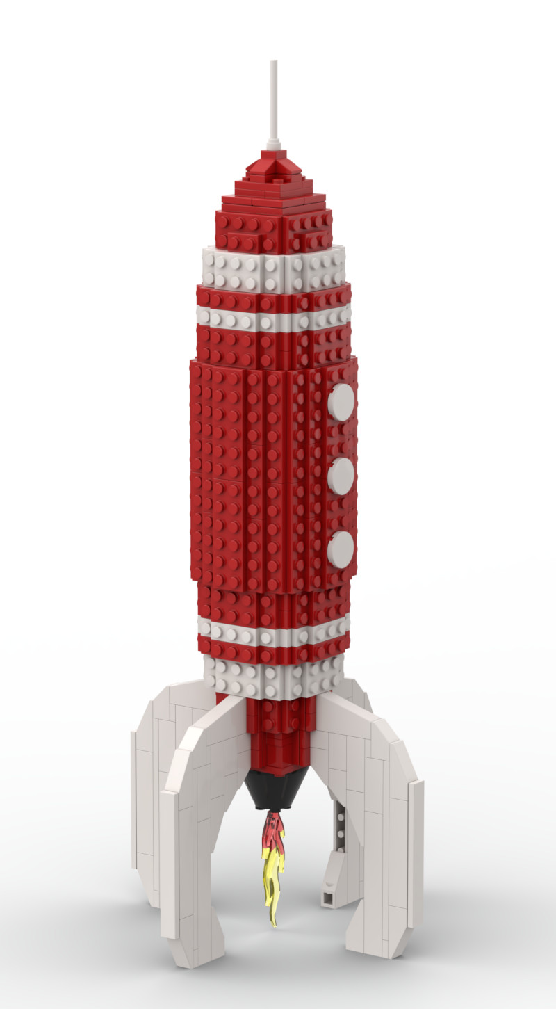 TinTin Rocket - BrickNerd - All things LEGO and the LEGO fan community