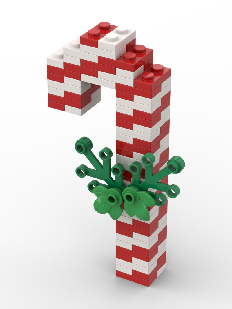 Build at Home - LEGO Candy Cane  🎶 It's beginning to look a lot like  Christmas 🎶 James is building a LEGO Candy Cane to hang on his Christmas  tree! 🎄Build