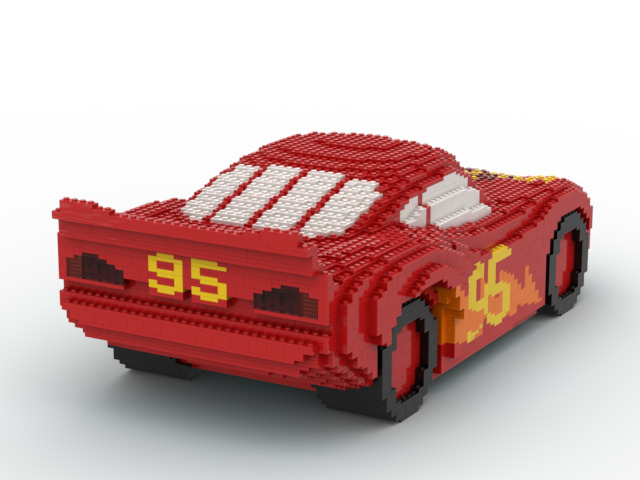 LEGO MOC Lightning McQueen by Ben_Stephenson | Rebrickable - Build with LEGO