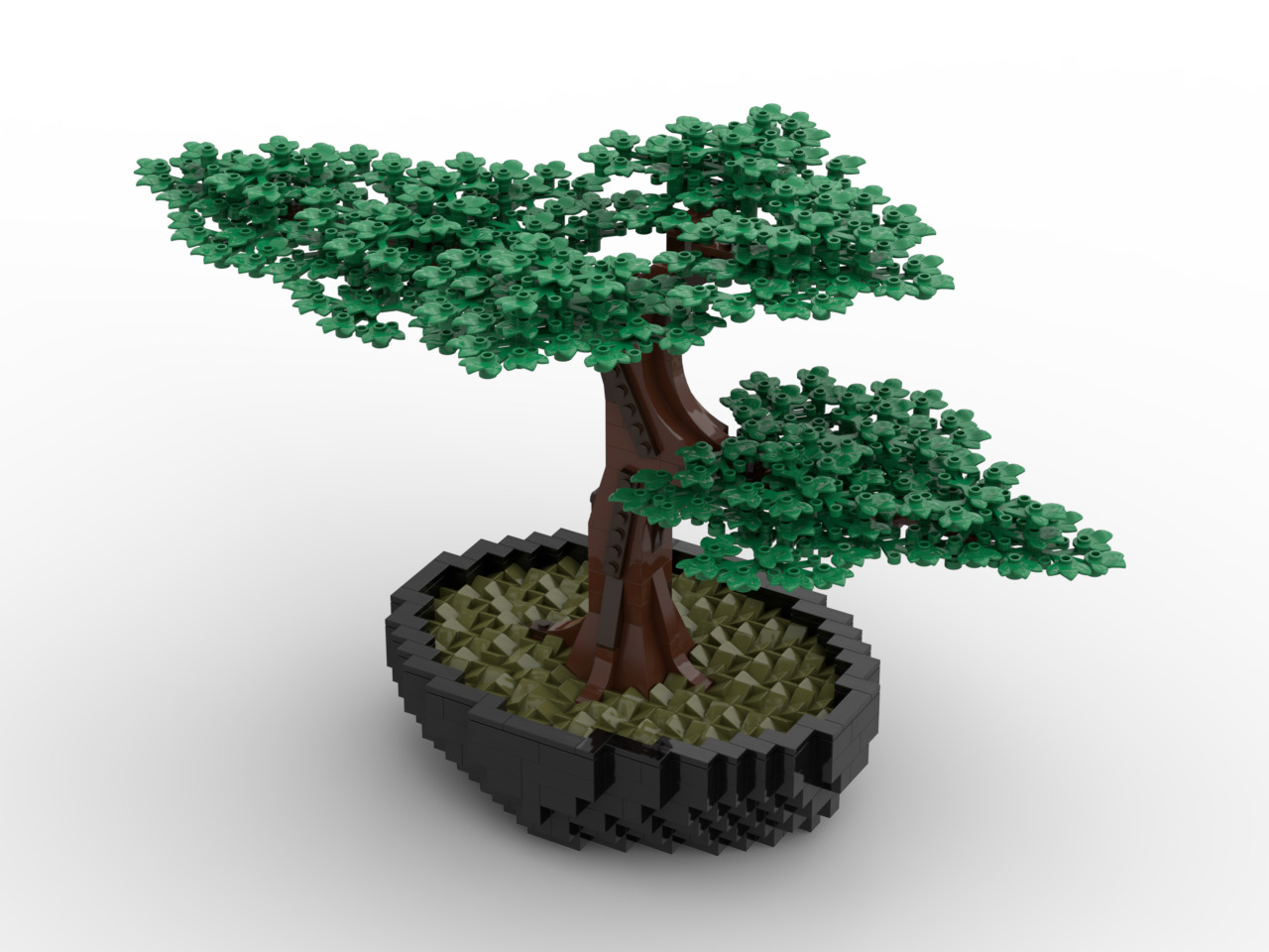 LEGO MOC Bonsai Tree x2 by JamesR