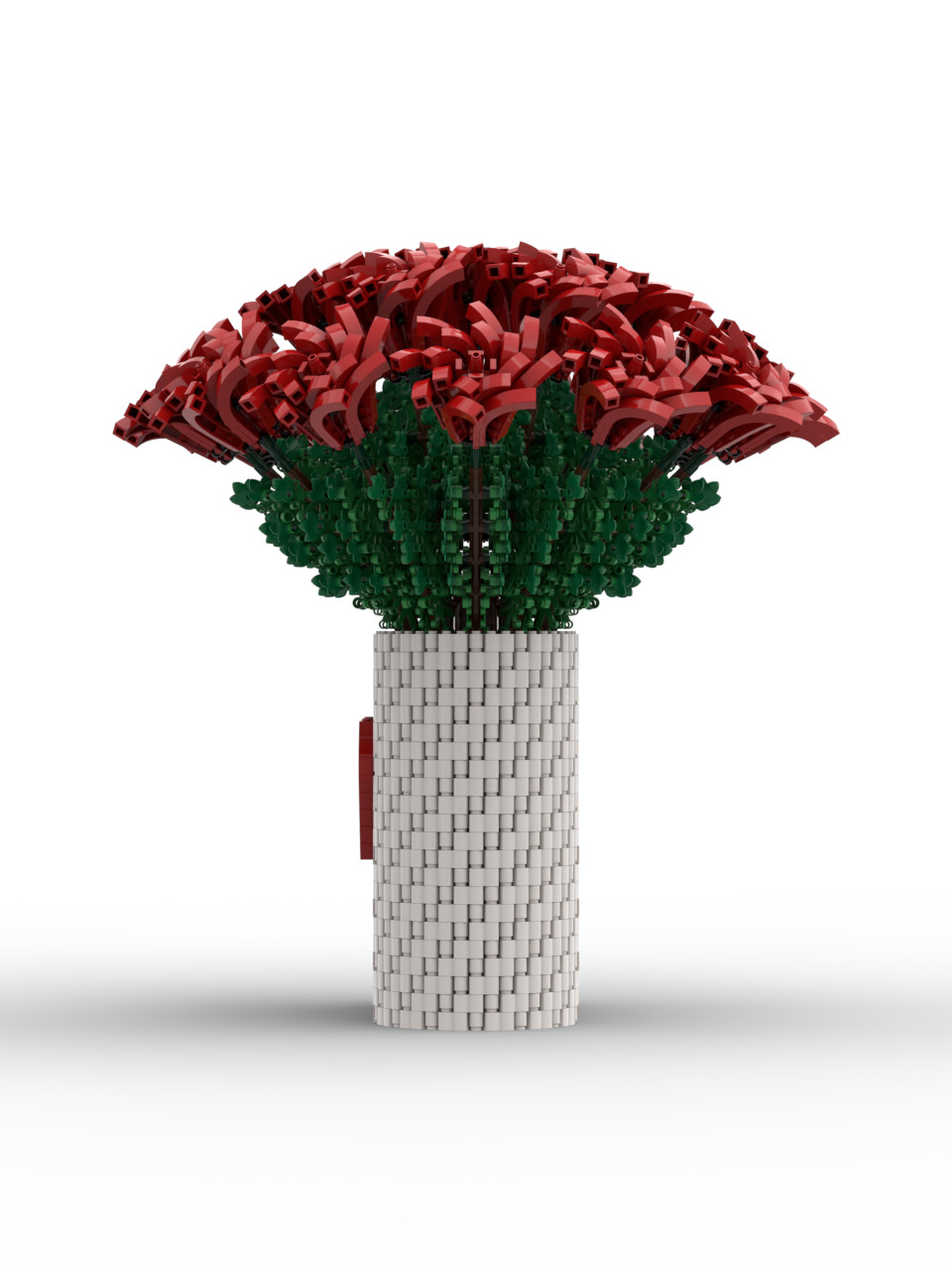 LEGO MOC Red & White Roses (BT007) by DoctorOctoroc