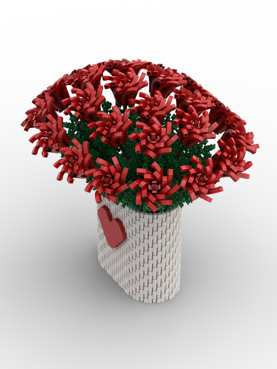 LEGO MOC Two Dozen Red Roses by Ben_Stephenson